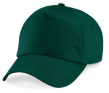 B10 5 PANEL CAP - BOTTLE GREEN 100% COTTON