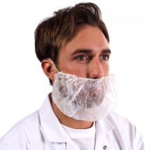 BEARD SNOODS WHT CASE OF 1000 SUPERTOUCH