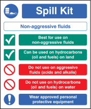 SPILL KIT NON-AGGRESSIVE FLUID