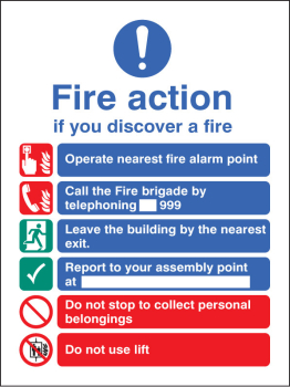 NEW EEC FIRE ACTION (MANUAL CALL 999)