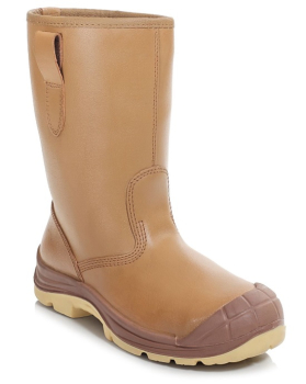 PB42LC Tan Fur Lined Rigger Boot S3