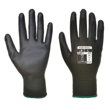 A120 - PU Palm Glove Black