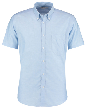 KK183 Men's Short Sleeve Slim Fit Oxford Shirt