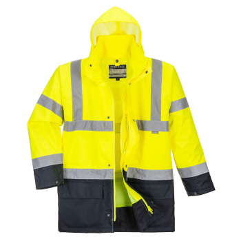 S766 Hi-Vis 5-in-1 Contrast Essential Jacket Yellow/Black