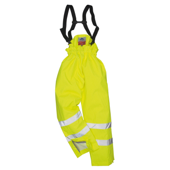 S780 Bizflame Hi-Viz Antistatic FR Bib & Brace Yellow