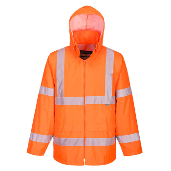 H440 Hi-Vis Rain Jacket Orange