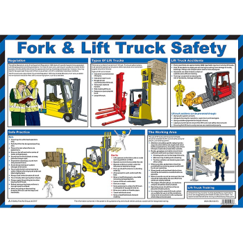 Fork & Lift Truck Safety Poster - Size A2
