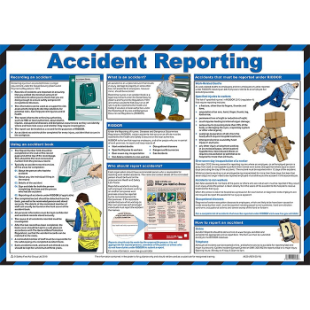 Accident Reporting Guidance Poster - Size A2