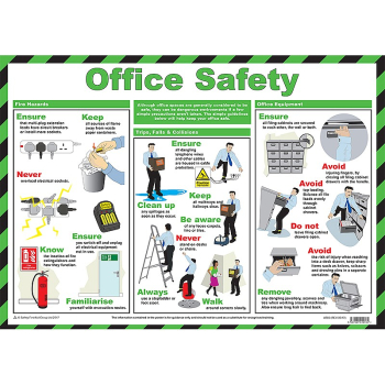 Office Safety Guidance Poster - Size A2