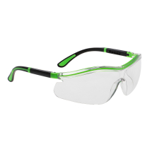 NEON SAFETY GLASSES CLEAR PORTWEST