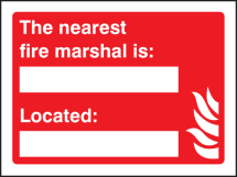 THE NEAREST FIRE MARSHAL IS