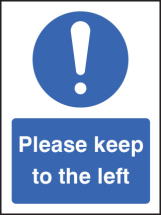 PLEASE KEEP TO THE LEFT