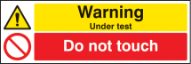 WARNING UNDER TEST DO NOT TOUCH