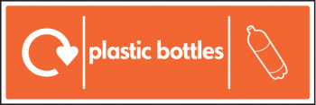 WRAP RECYCLING SIGN PLASTIC BOTTLES