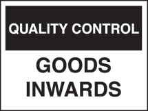QUALITY CONTROL GOODS INWARD