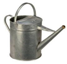 2 GAL GALV. WATERING CAN 9.09 LTR, BRUSHWARE