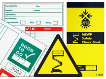 GOOD TO GO SAFETY MEWP CHECK BOOK