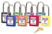 SAFETY LOCKOUT PADLOCK, KEYED DIFFERENT, TEAL
