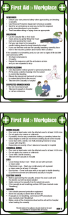 FIRST AID WORKPLACE 80X120MM POCKET GUIDE