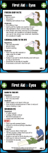 FIRST AID EYES 80X120MM POCKET GUIDE