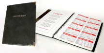 VISITORS BOOK KIT - BOOK,300 INSERTS,10 WALLETS