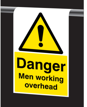 ROLL TOP - DANGER MEN WORKING OVERHEAD
