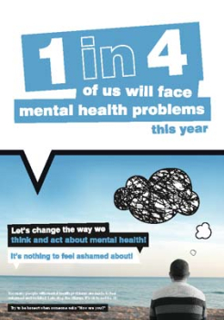 MENTAL HEALTH POSTER 420X594MM SYNTHETIC PAPER