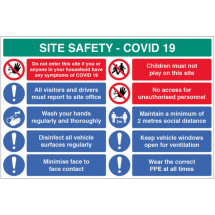 REPORT TO OFFICE ETC SITE SAFETY BOARD COVID19