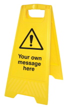 YOUR MESSAGE HERE (FREE-STANDING FLOOR SIGN)