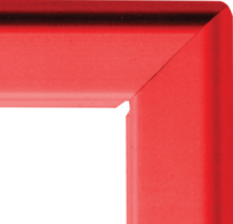 A1 25MM SNAP FRAME - RED