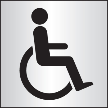 DISABLED WC 140X140MM ALU