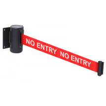 WALL MOUNTED RETRACTABLE BARRIER 3M NO ENTRY