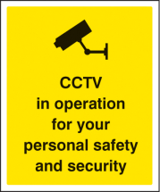 CCTV IN OPERATION FOR PERSONAL SAFETY & SECURITY