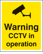 WARNING CCTV IN OPERATION