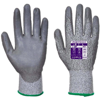 A622 Cut Level A3 PU Palm Glove