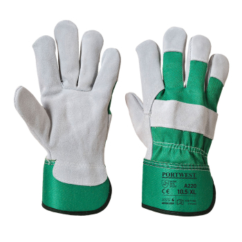 A220 - Premium Chrome Rigger Glove Green