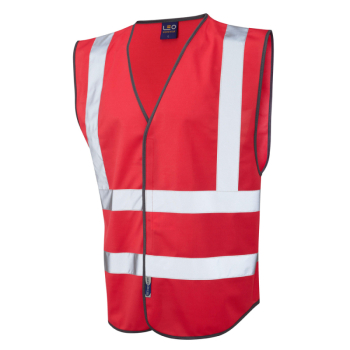 W05 Pilton Reflective Vest (Non ISO 20471) Red