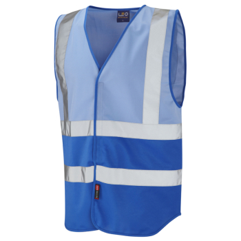 W05 Pilton Reflective Vest (Non ISO 20471) Sky/Royal