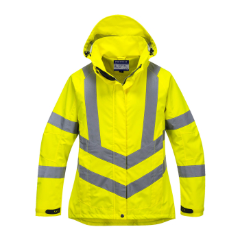 LW70 Hi-Vis Women's Breathable Rain Jacket Yellow