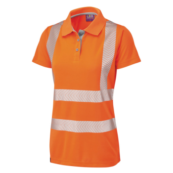 PL03 Pippacott Womens S/S Poloshirt Orange
