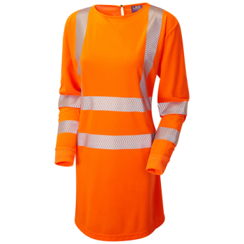 MT01 Women's Coolviz Tunic L/S Orange