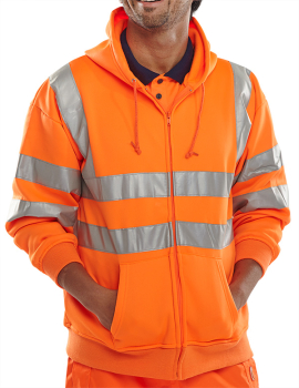 BSHSSEN Hooded Sweatshirt Orange