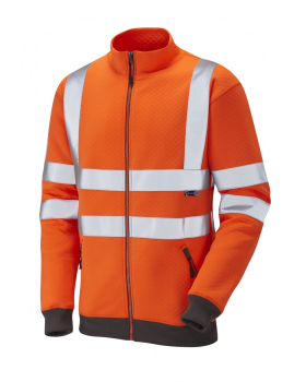 SS03 Libbation Full Zip Sweatshirt Orange