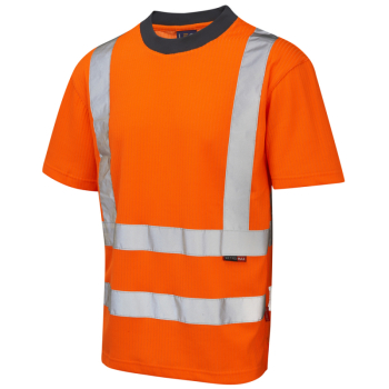 T01 Newport Poly/Cotton T-Shirt Orange