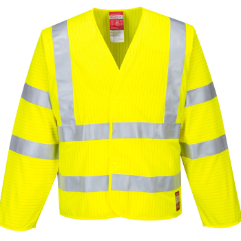FR85 Hi-Vis FR Anti-Static Jacket Yellow