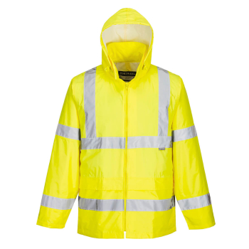 H440 Hi-Vis Rain Jacket Yellow