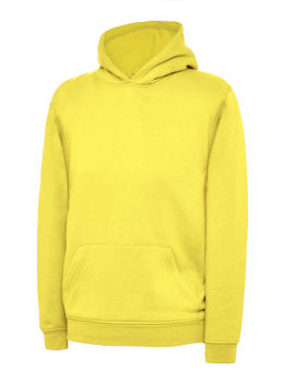 UC503 Childrens Hooded Sweatshirt Yellow