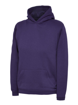 UC503 Childrens Hooded Sweatshirt Purple
