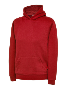 UC503 Childrens Hooded Sweatshirt Red