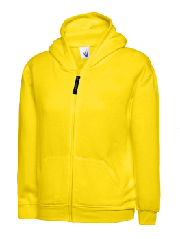 UC506 Childrens Full Zip Hooded Sweatshirt Yellow